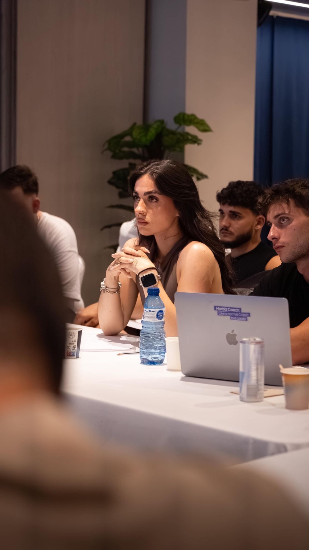 Miriam en una formación intensiva sobre acompañamiento online, salud y físico